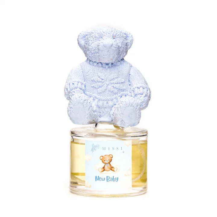 100 ml Mavi Ayıcık Seramik Taşlı New Baby Oda Kokusu