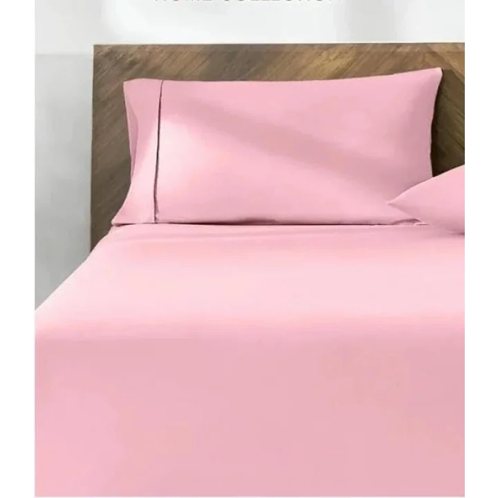 %100 Pamuk 2li Yastık Kılıfı 50x70 cm Pembe