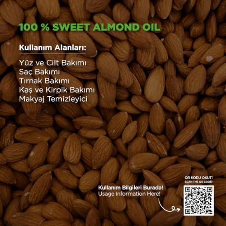 %100 Tatlı Badem Yağı (100ML)