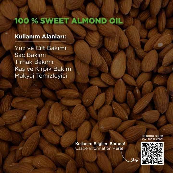 %100 Tatlı Badem Yağı (100ML)