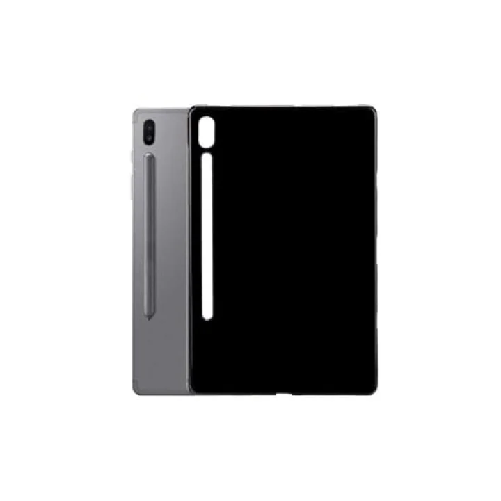 10217 Galaxy Tab S6 T860 ile Uyumlu Kılıf, Tablet Süper Silikon Kapak, Renksiz