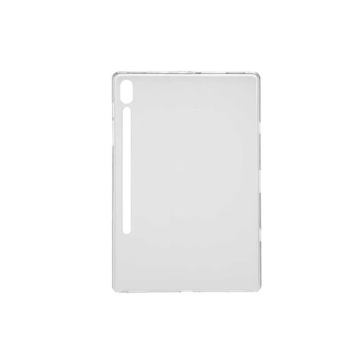 10217 Galaxy Tab S6 T860 ile Uyumlu Kılıf, Tablet Süper Silikon Kapak, Renksiz