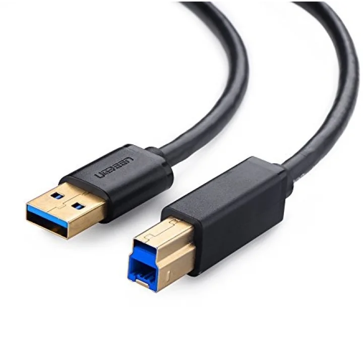 10372 2m USB A USB B fişi siyah - USB A USB B 3.0 (3.1 Gen 1), siyah