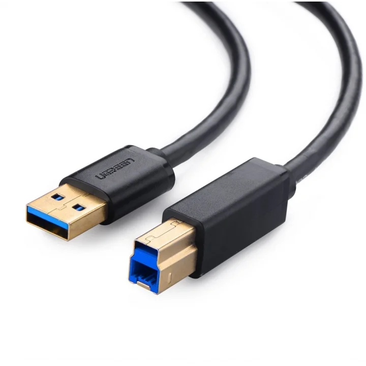 10372 2m USB A USB B fişi siyah - USB A USB B 3.0 (3.1 Gen 1), siyah