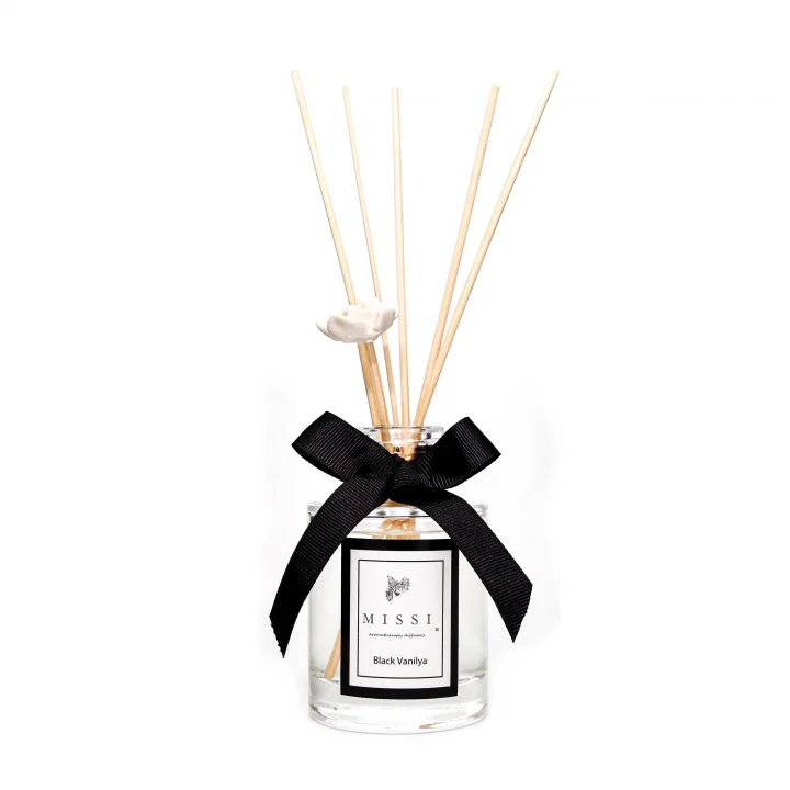 110 ml Silindir Şişe Black Vanilya Oda Kokusu