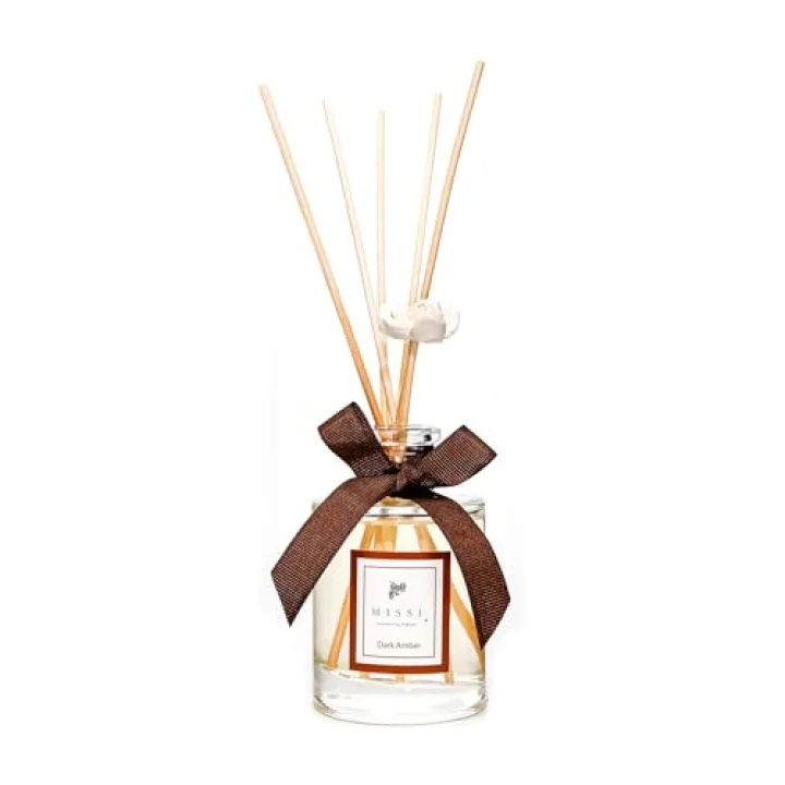 110 ml Silindir Şişe Dark Amber Oda Kokusu