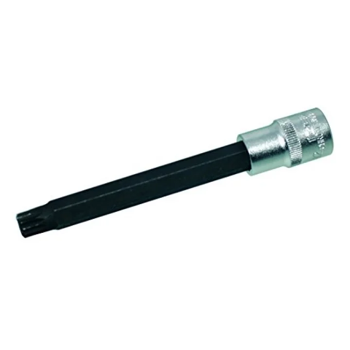 1114064210 M 10 1/2 On Iki Köşe Lokmalı Bits Uç Uzun Boy (140 Mm), Krom, M10
