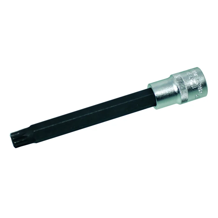1114064210 M 10 1/2 On Iki Köşe Lokmalı Bits Uç Uzun Boy (140 Mm), Krom, M10