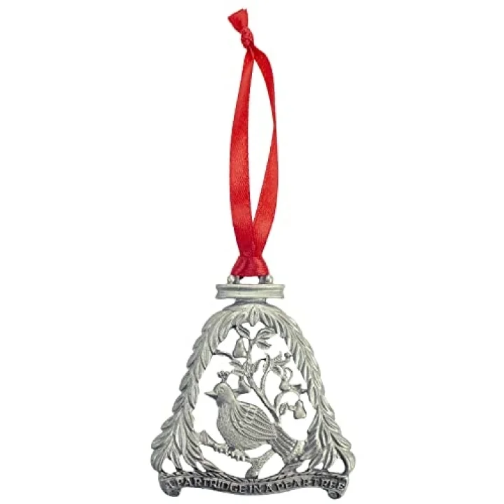 12 Günlük Noel Süs Seti, 12li Metal Süs Seti, 7,7 cm, Abbey & CA Gift