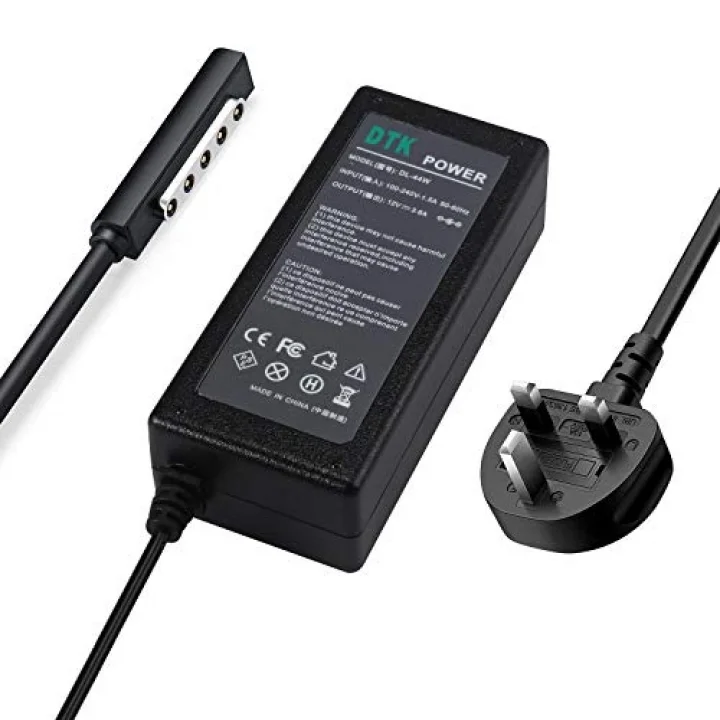 12 V 3.6A 44 W Tablet Şarj Cihazı Microsoft Surface Dizüstü Bilgisayar PC Güç Kablosu Kaynağı Kurşun AC Adaptörü Surface Pro 1 2 RT 1536 1601 1631 İngiltere