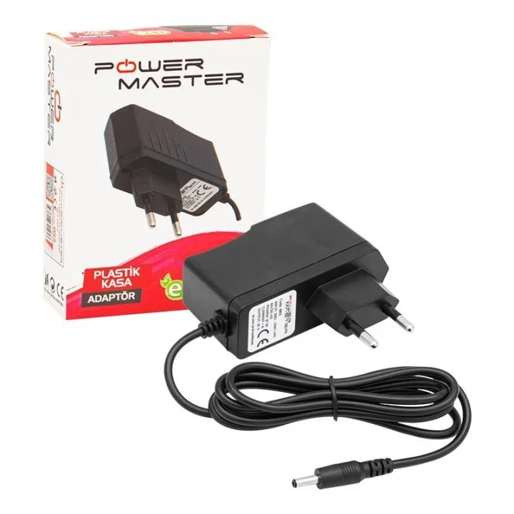 12 Volt - 1 Amper 3.5 * 1.35 Mm Uçlu Pri̇z Ti̇pi̇ Adaptör