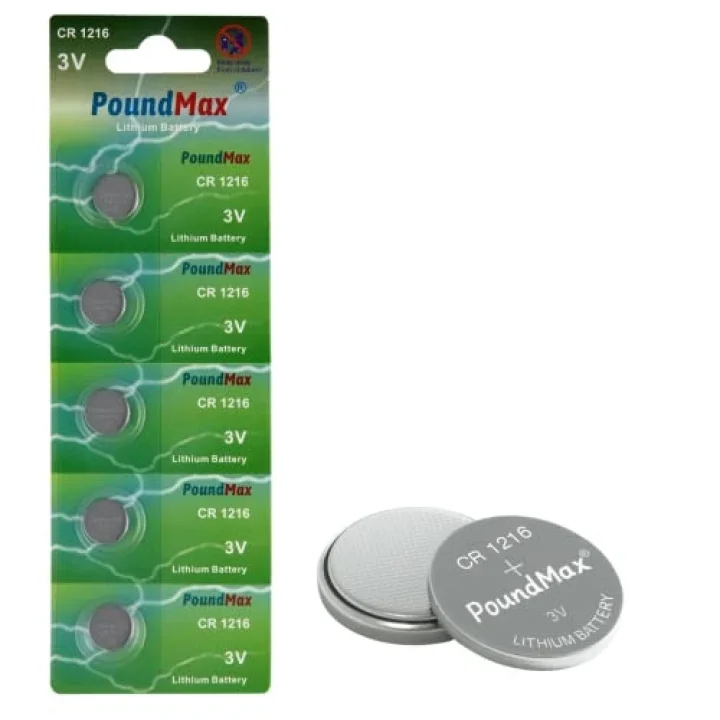 1216 DL1216 3V Lityum Düğmeli Pil (5li Paket)