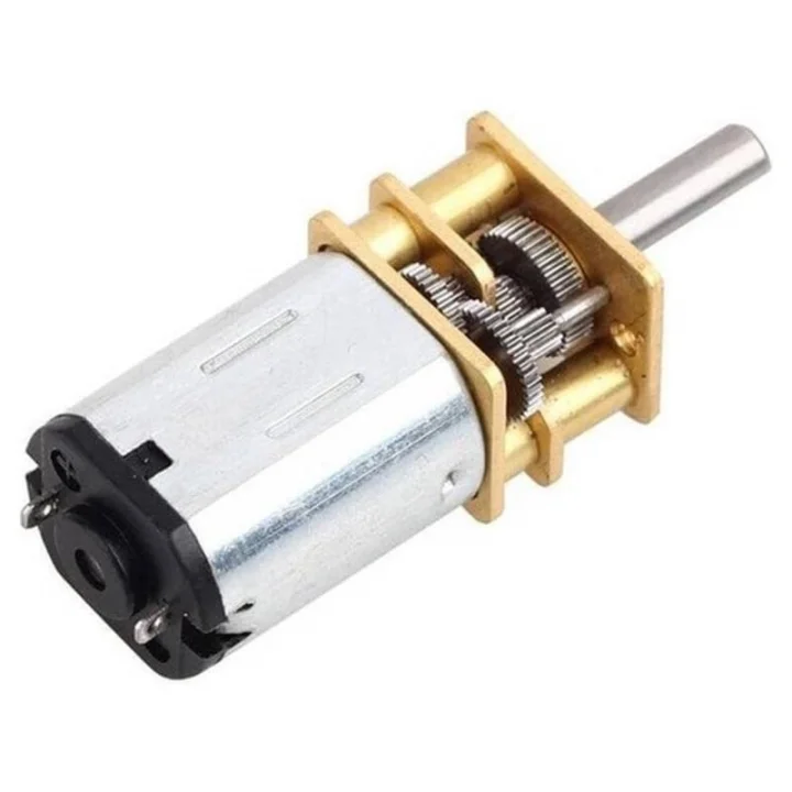 12V 1200 Rpm Redüktörlü Mikro Dc Motor N20 12Mm