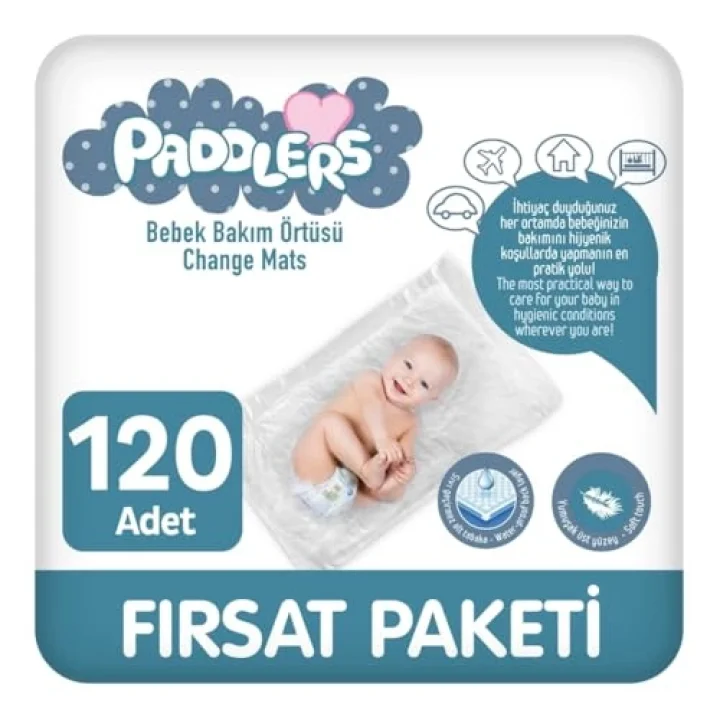 12x10 120 Adet Bebek Bakım Örtüsü (60X60 Boyutunda)