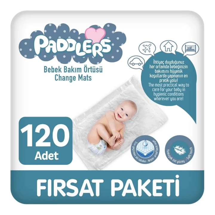 12x10 120 Adet Bebek Bakım Örtüsü (60X60 Boyutunda)