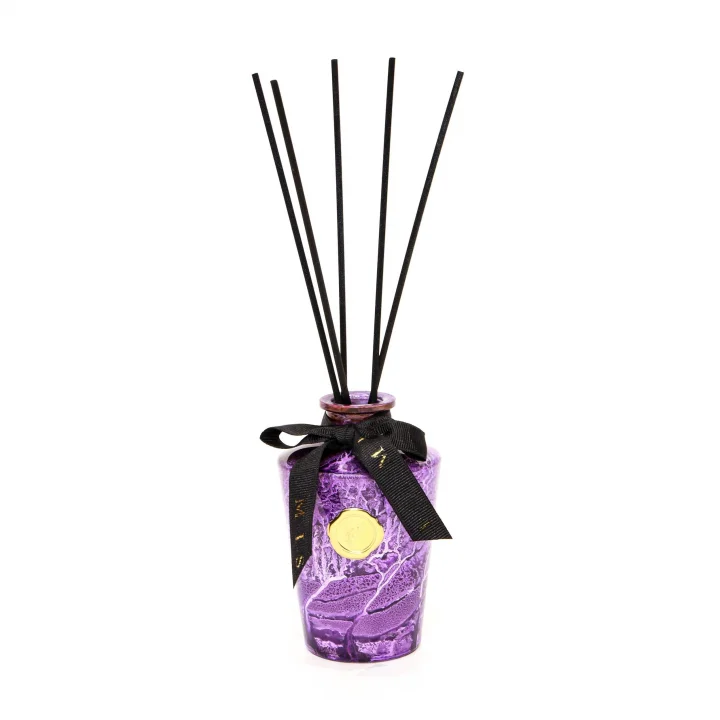 130 ml Mor Batik Cam Şişe Black Vanilya Oda Kokusu