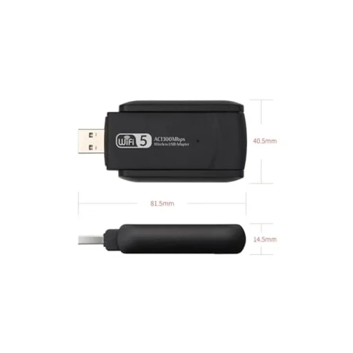 1300 Mbps Dual Band Usb 3.0 Adaptör Kablosuz Wifi Alıcı 2.4Ghz 5Ghz