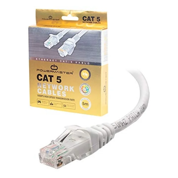 1315 1 5 m Ethernet Kablosu, Cat5 Orjinal Başlıklı