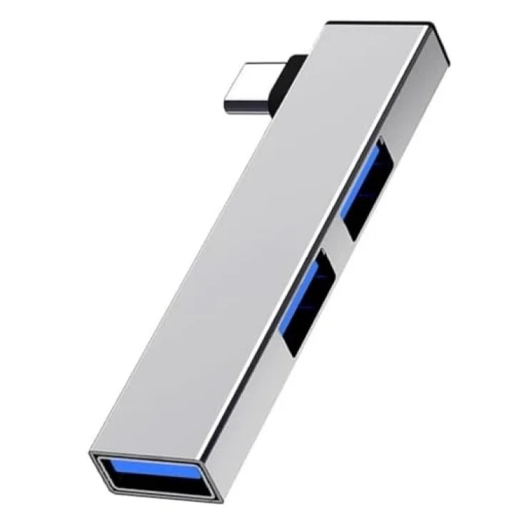 1460 Usb Type C 3.0 Hub 3 Portlu Çoklayıcı Çoğaltıcı Dönüştürücü Çevirici Adaptör USB Type-C (Erkek)1xUSB 3.0+2x USB 2.0 (Dişi)5 Gbps (USB 3.0) Tek bir Type-C hızlı USB 3.0 ve 2 adet USB 2.0