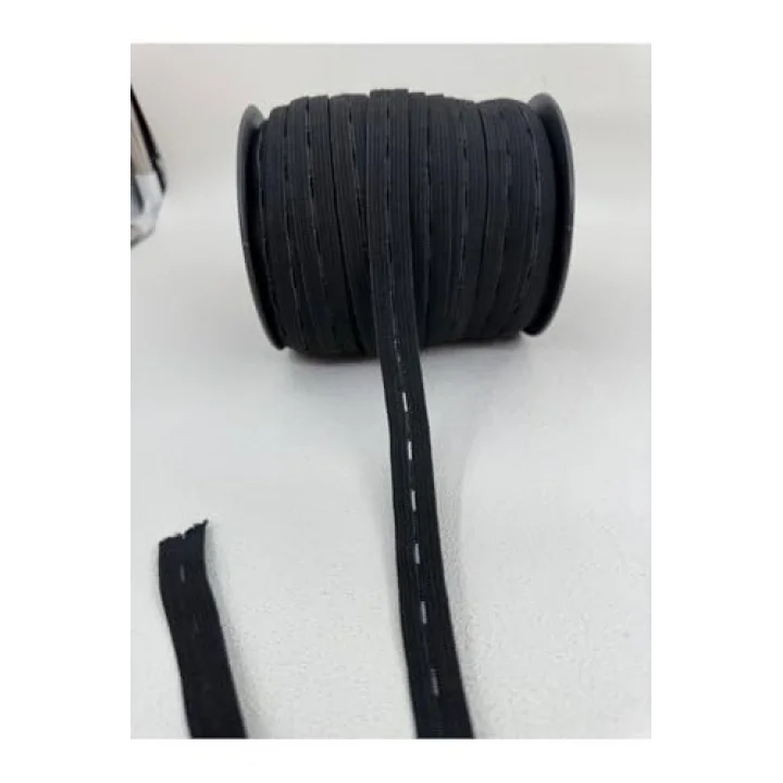 1.5 Cm Ilikli Lastik-siyah-5 Mt