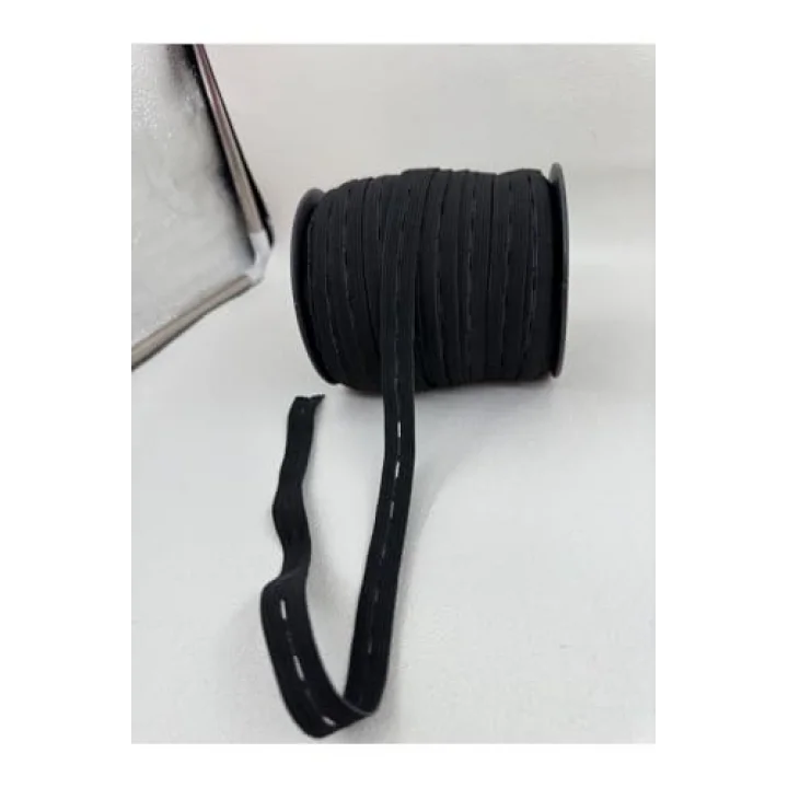 1.5 Cm Ilikli Lastik-siyah-5 Mt