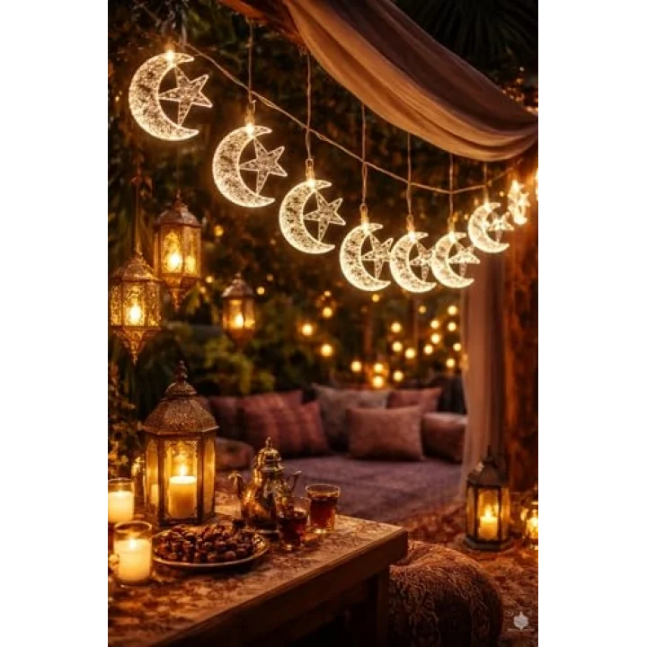 1,5 Metre Pilli led ışık, SARI Işıklar Peri Işıkları Aydınlatmalı Şerit Led Ramazan Süsü Led Işık Şerit Led Ramazan Süsü Led Işık