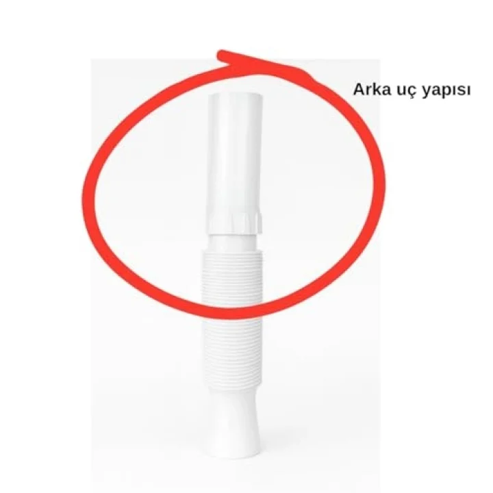 1,5 Metre Uzayabilir Gider Borusu | Esnek Körüklü Pimaş Gider Borusu | Paslanmaz Süzgeçli Banyo Mutfak Gideri | Kolay Montaj ve Tıkanma Önleyici