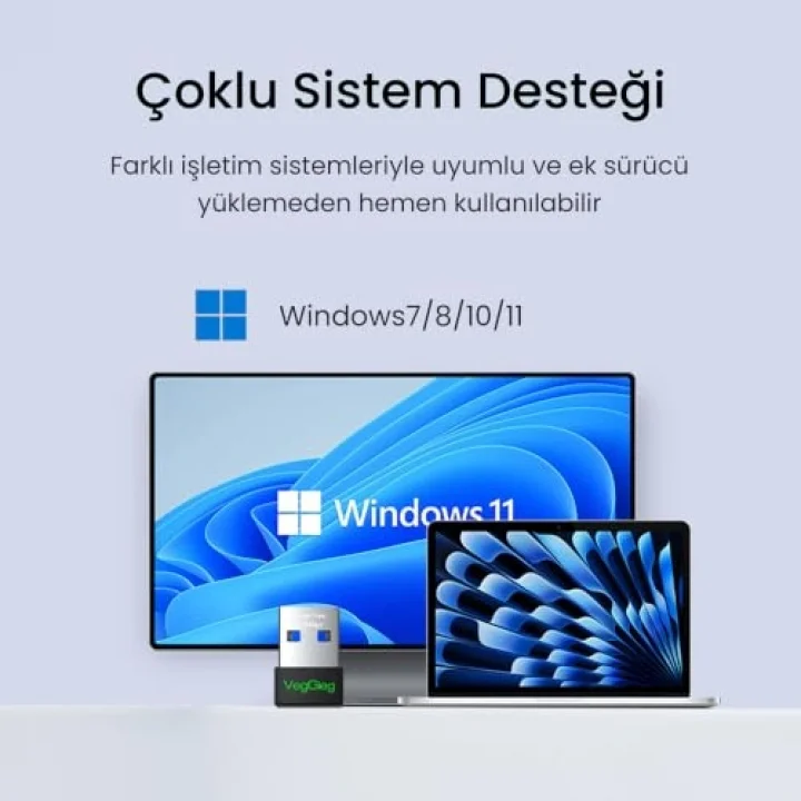 150Mbps 2.4Ghz Kablosuz Wi-Fi Alıcı Verici Nano USB Adaptör