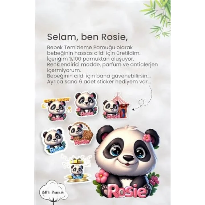 16 AL 14 ÖDE Sleepy Gül Kokulu Islak Bebek Havlusu 50li ve ROSIE