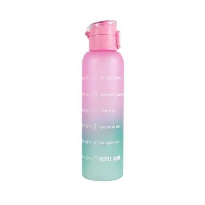 161407-844 Askılı Desenli Opak Desenli Matara 750 ml