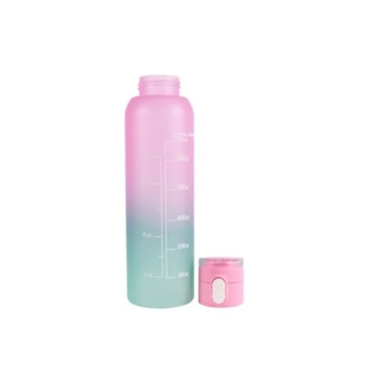 161407-844 Askılı Desenli Opak Desenli Matara 750 ml