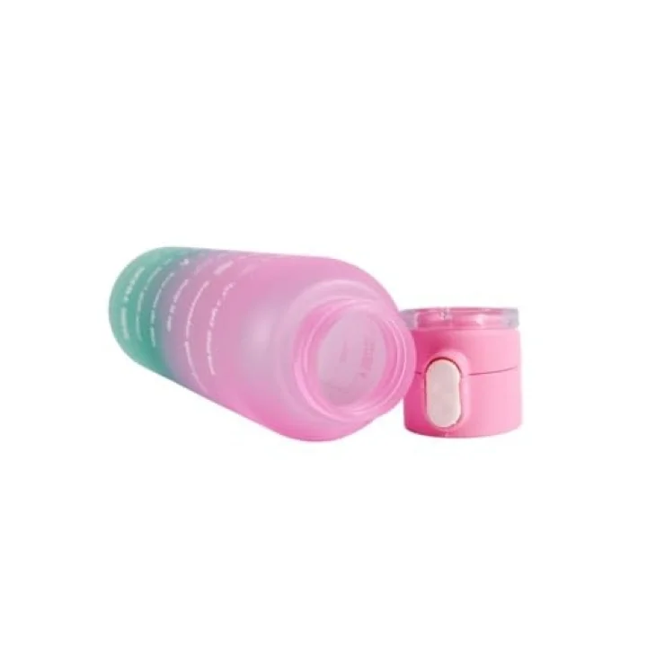 161407-844 Askılı Desenli Opak Desenli Matara 750 ml