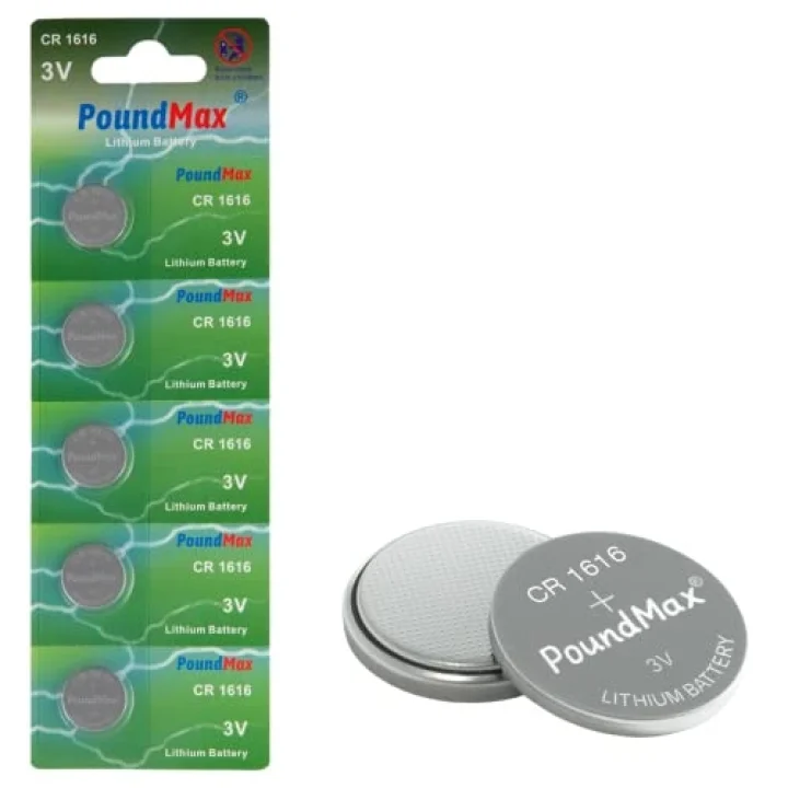 1616 DL1616 3V Lityum Düğmeli Piller (5li Paket)