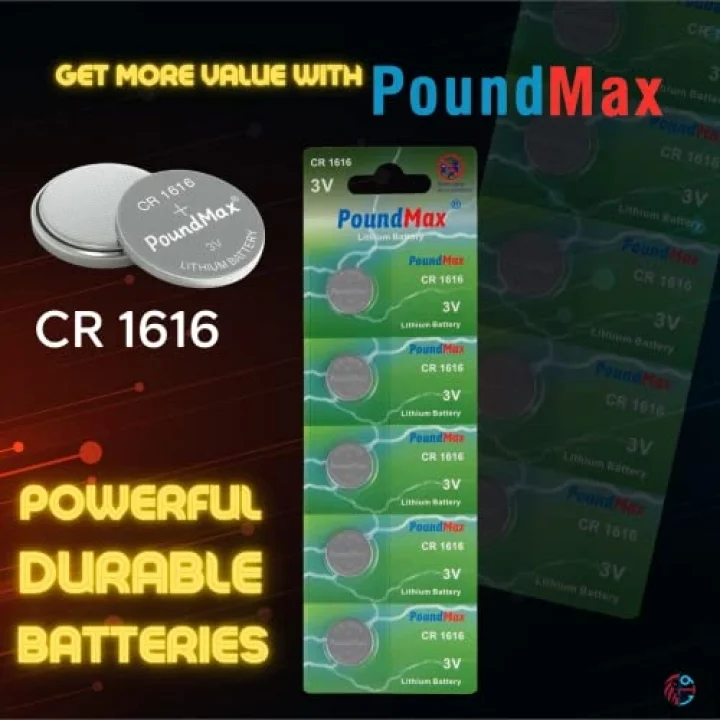1616 DL1616 3V Lityum Düğmeli Piller (5li Paket)