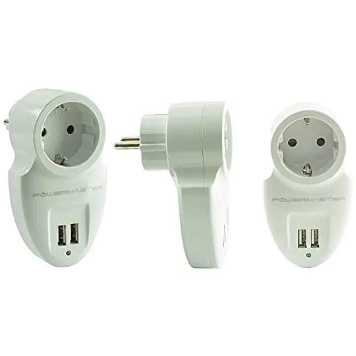 16A-3500W Çift Usbli Tekli Akim Korumali Priz (79 X 155 Mm)
