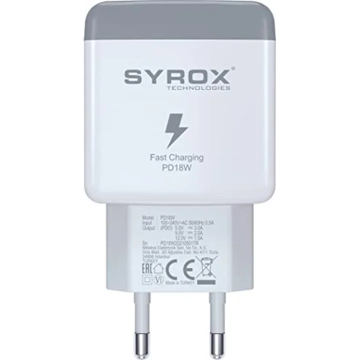 18W 3.0A QC şarj adaptörü, hızlı ve güvenli akıllı cihaz