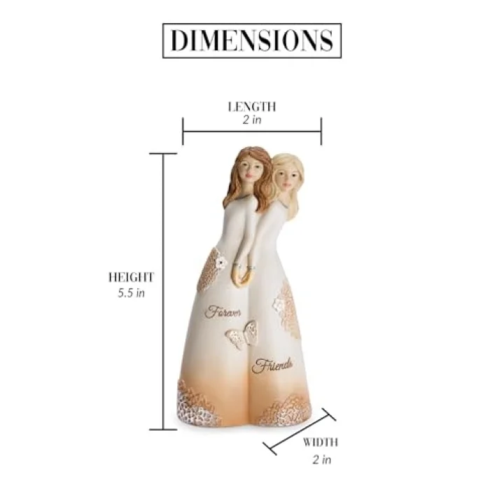 19110 Forever Friends Figur, 5–1/5,1 cm