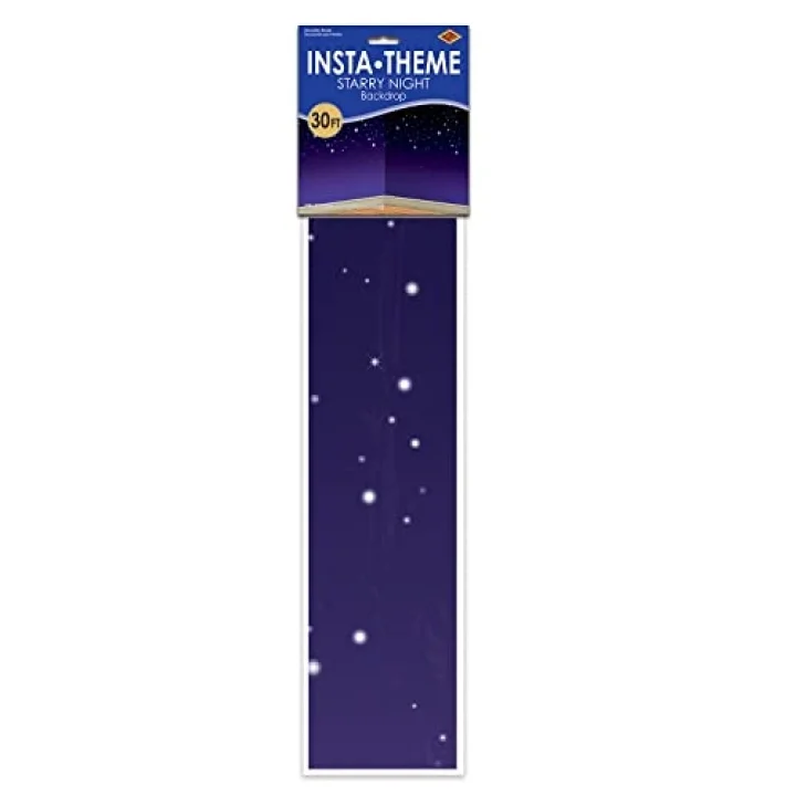1er Pack Starry NIGHT arka plan, 4-feet 30-feet