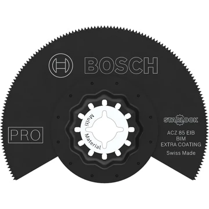 1x PRO ACZ 85 EIB Starlock Testere Ucu (Demir içermeyen metaller, Dolu Laminant Vinil, PVC, Ø 85 mm, Professional Aksesuar Çok Fonksiyonlu Makine)