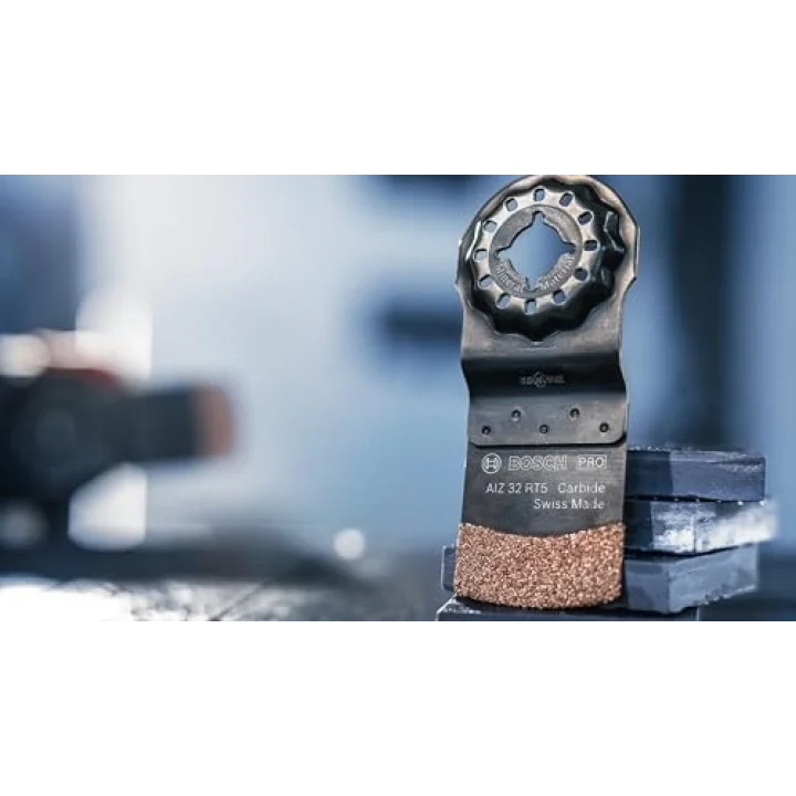 1x PRO AIZ 32 RT5 Daldırmalı Kesim Testere Bıçağı (Harç, Gözenekli Beton, Genişlik 32 mm, Professional Aksesuar Çok Fonksiyonlu Makine)