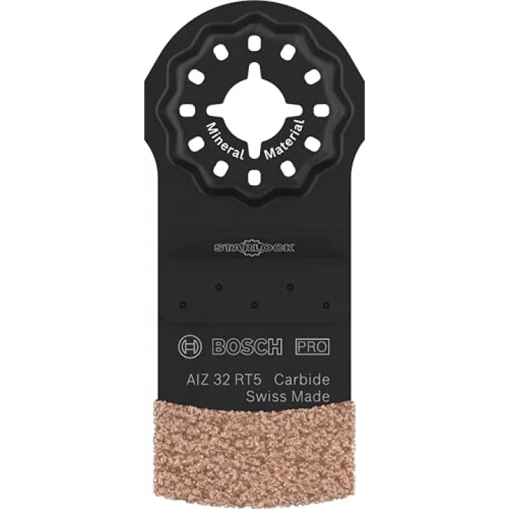 1x PRO AIZ 32 RT5 Daldırmalı Kesim Testere Bıçağı (Harç, Gözenekli Beton, Genişlik 32 mm, Professional Aksesuar Çok Fonksiyonlu Makine)