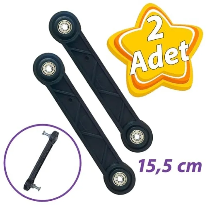 2 ADET Beşik Sallama Aparatı Siyah 15.5 Cm