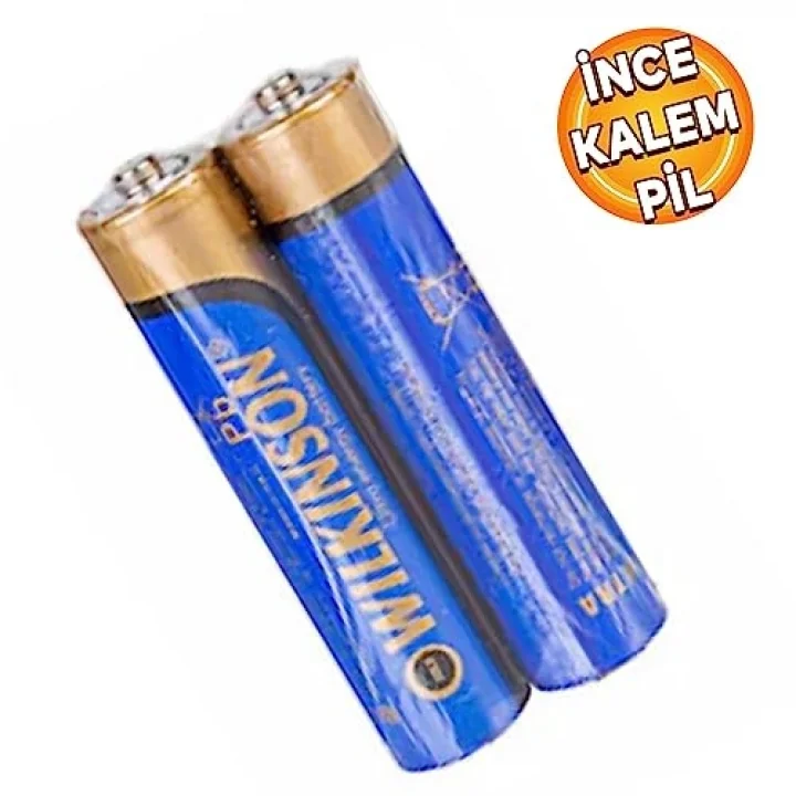 2 ADET Wilkinson R03AAA İnce Kalem Pil Kumanda