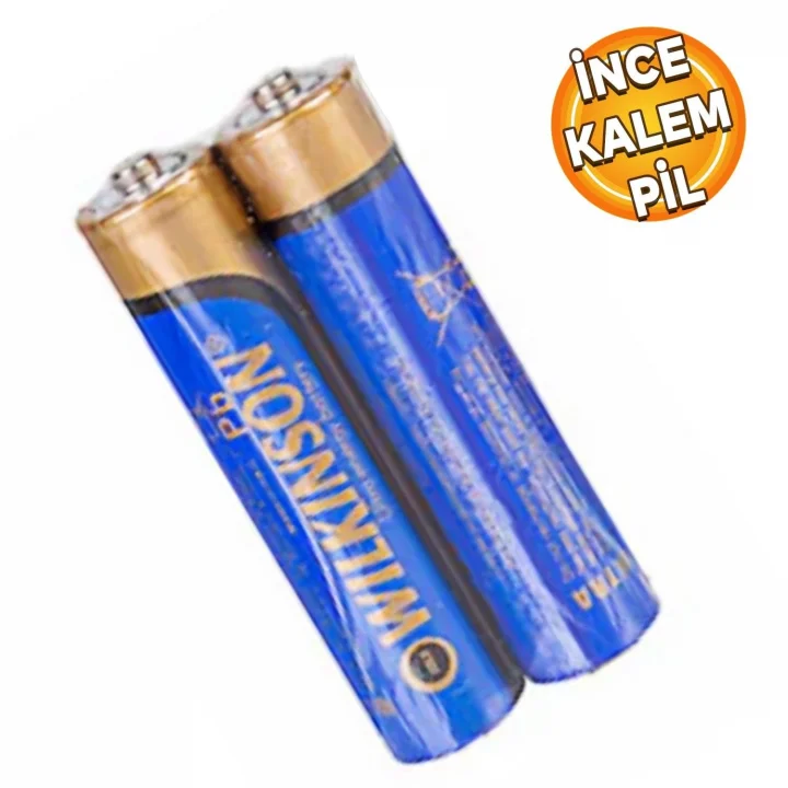 2 ADET Wilkinson R03AAA İnce Kalem Pil Kumanda