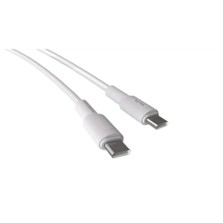 2 Adet x 180cm (6ft) Type C-C Kablo Seti, Kaymaz Tutamaç, 60Watt PD Hızlı Şarj, iPhone 15/16/17 ve Android İçin, Beyaz, Coral (2 Ad x 1.8Mt Beyaz)