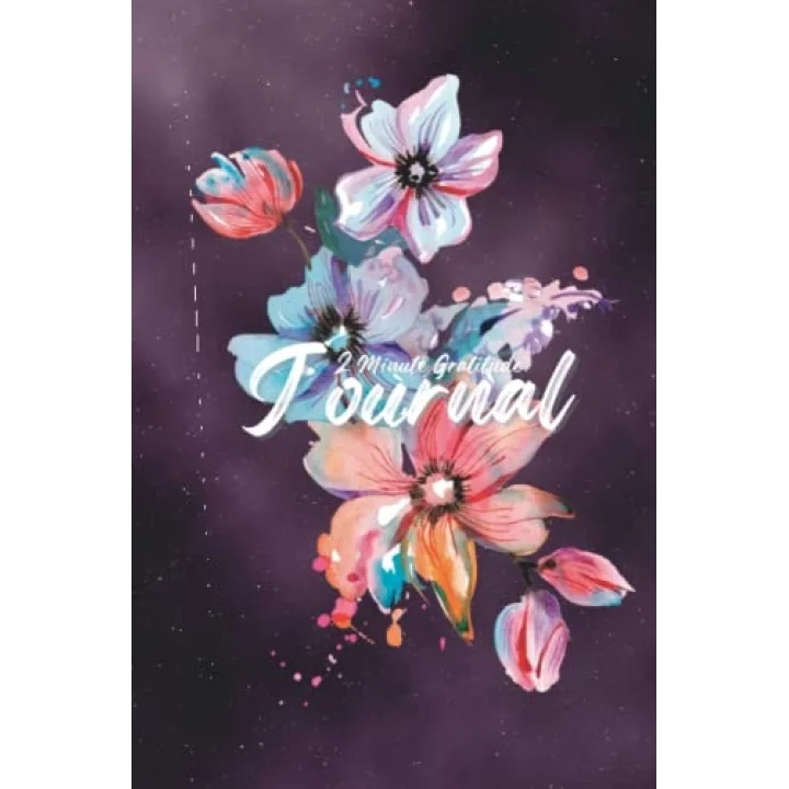 2 Minute Gratitude Journal: Daily Floral