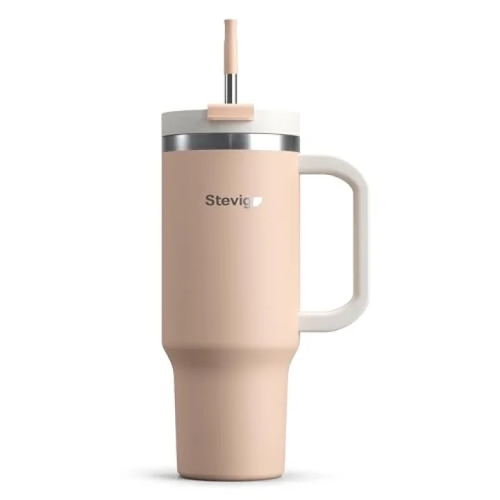 2 Moods Tuck-in Tumbler Sızdırmaz Çelik Termos 900 ML Bisque ST-239