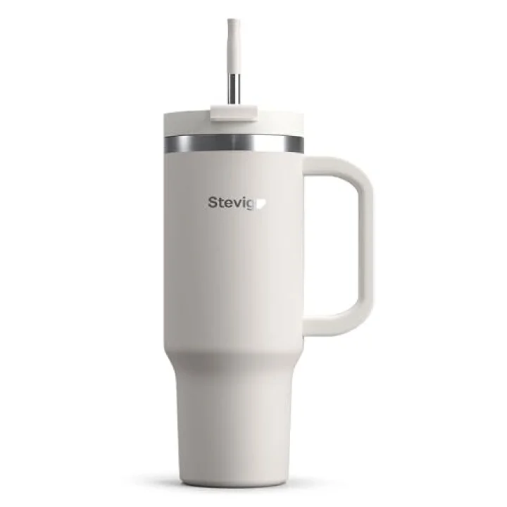 2 Moods Tuck-in Tumbler Sızdırmaz Çelik Termos 900 ML White Sand ST-242