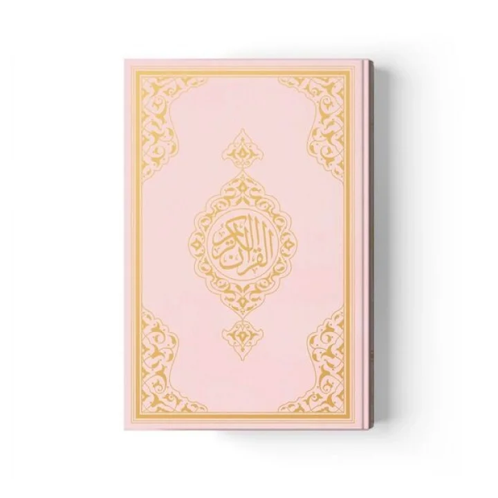 2 Renkli Hafız Boy KurAn-I Kerim (Miklepsiz) Pembe