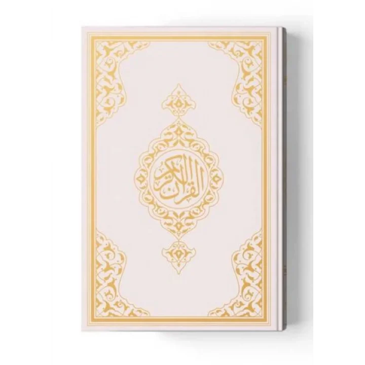 2 Renkli Orta Boy KurAn-I Kerim (Miklepsiz) Beyaz